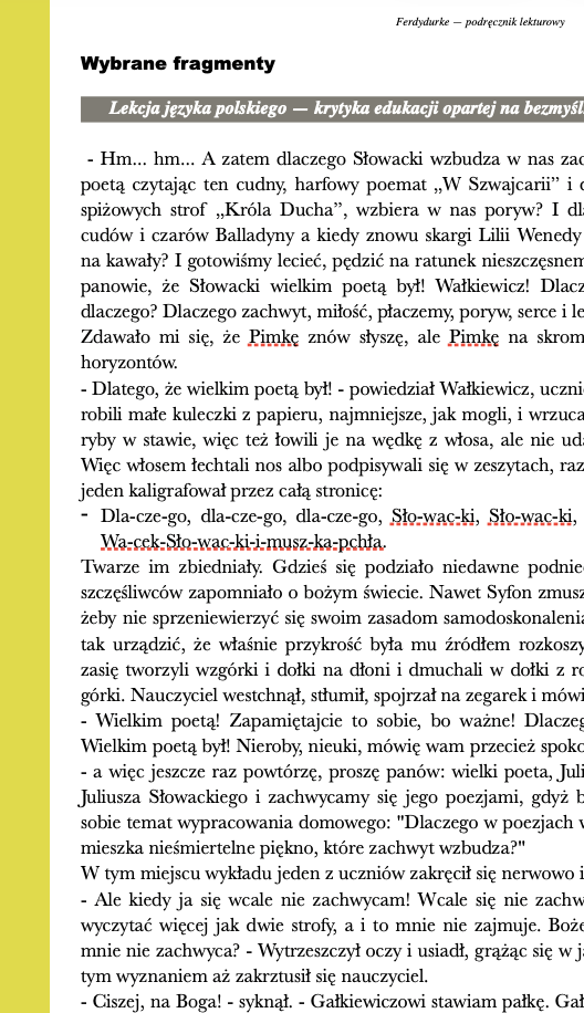 Ferdydurke - streszczenie i opracowanie - obrazek 3