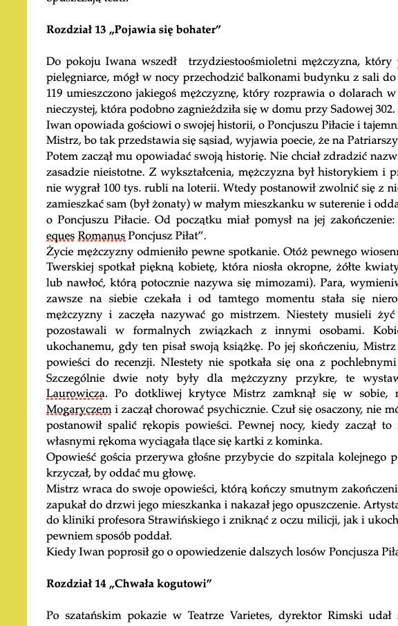 Mistrz i Małgorzata - streszczenie i opracowanie - obrazek 3