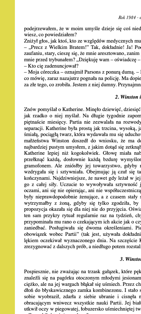 Rok 1984 - streszczenie i opracowanie - obrazek 3