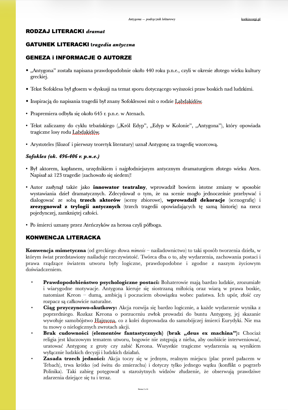 Antygona - streszczenie i opracowanie - obrazek 2
