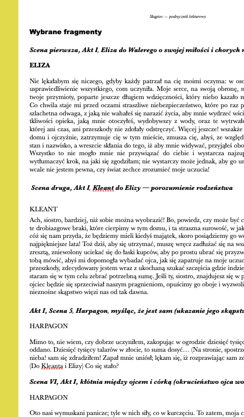 Skąpiec - streszczenie i opracowanie - obrazek 3