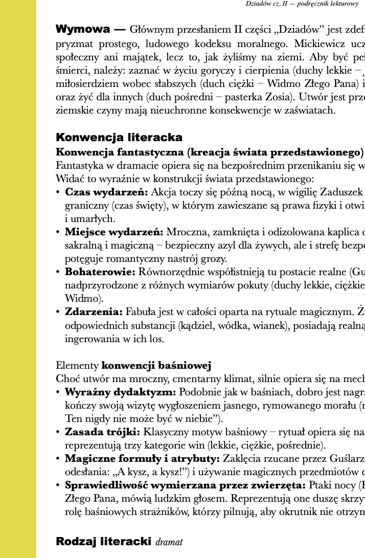 Dziady cz. II - streszczenie i opracowanie - obrazek 2